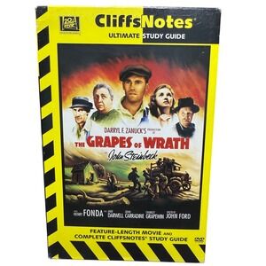 CliffsNotes Ultimate Study Guide The Grapes of Wrath Feature Length Movie DVD